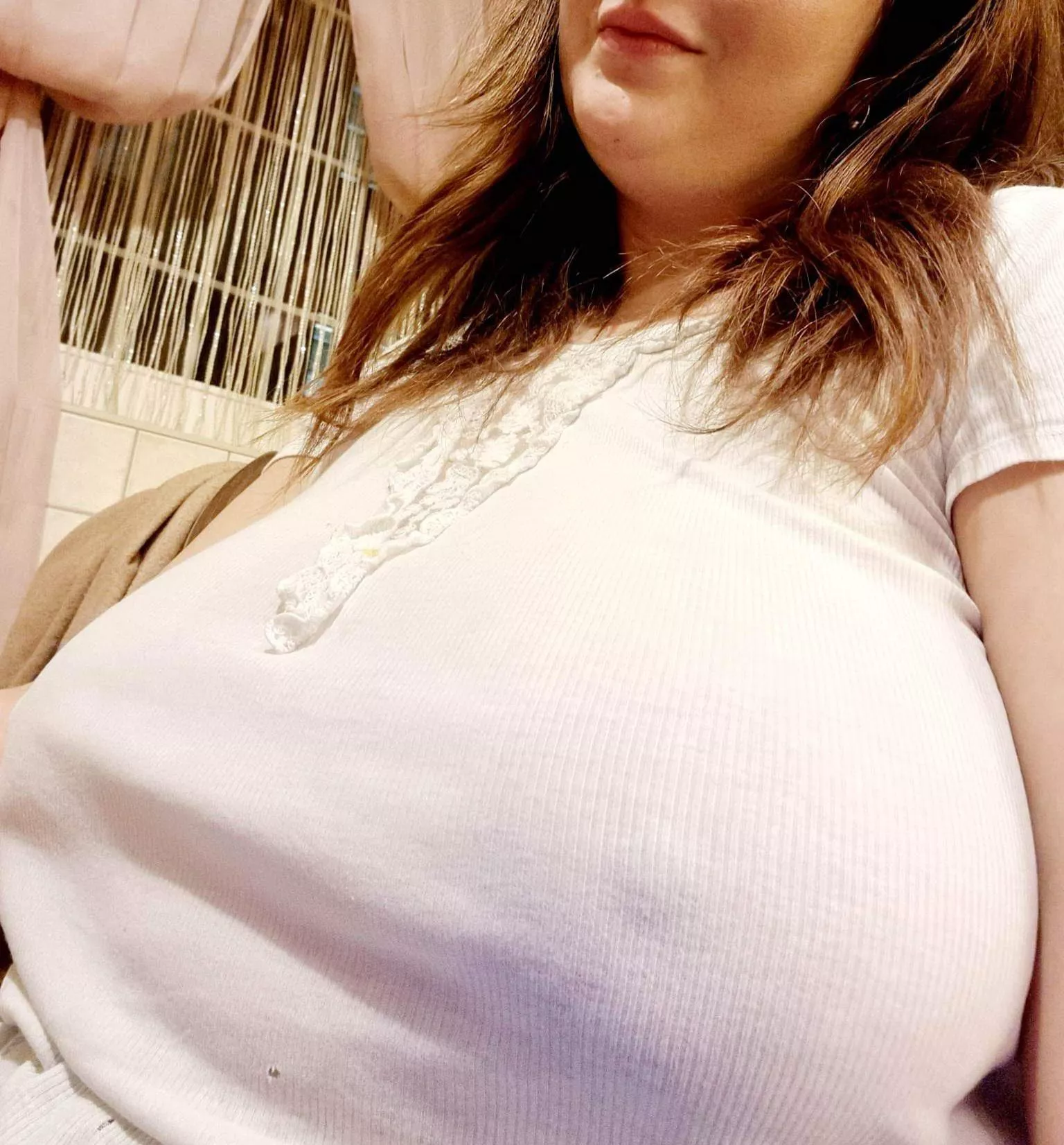 Come worship my huge tits