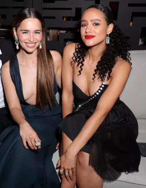 Emilia Clarke & Nathalie Emmanuel