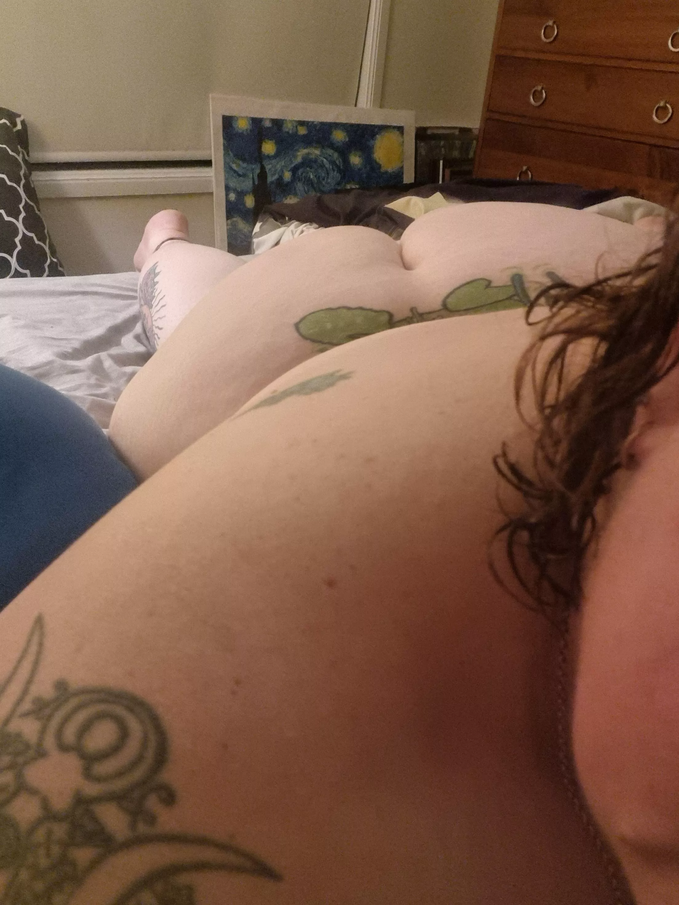 Fresh out of the shower. Who wants a piece?