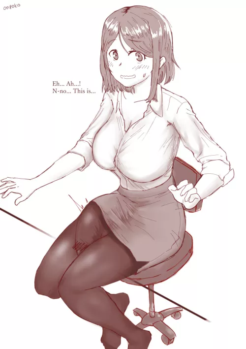 Getting a bit excited at work