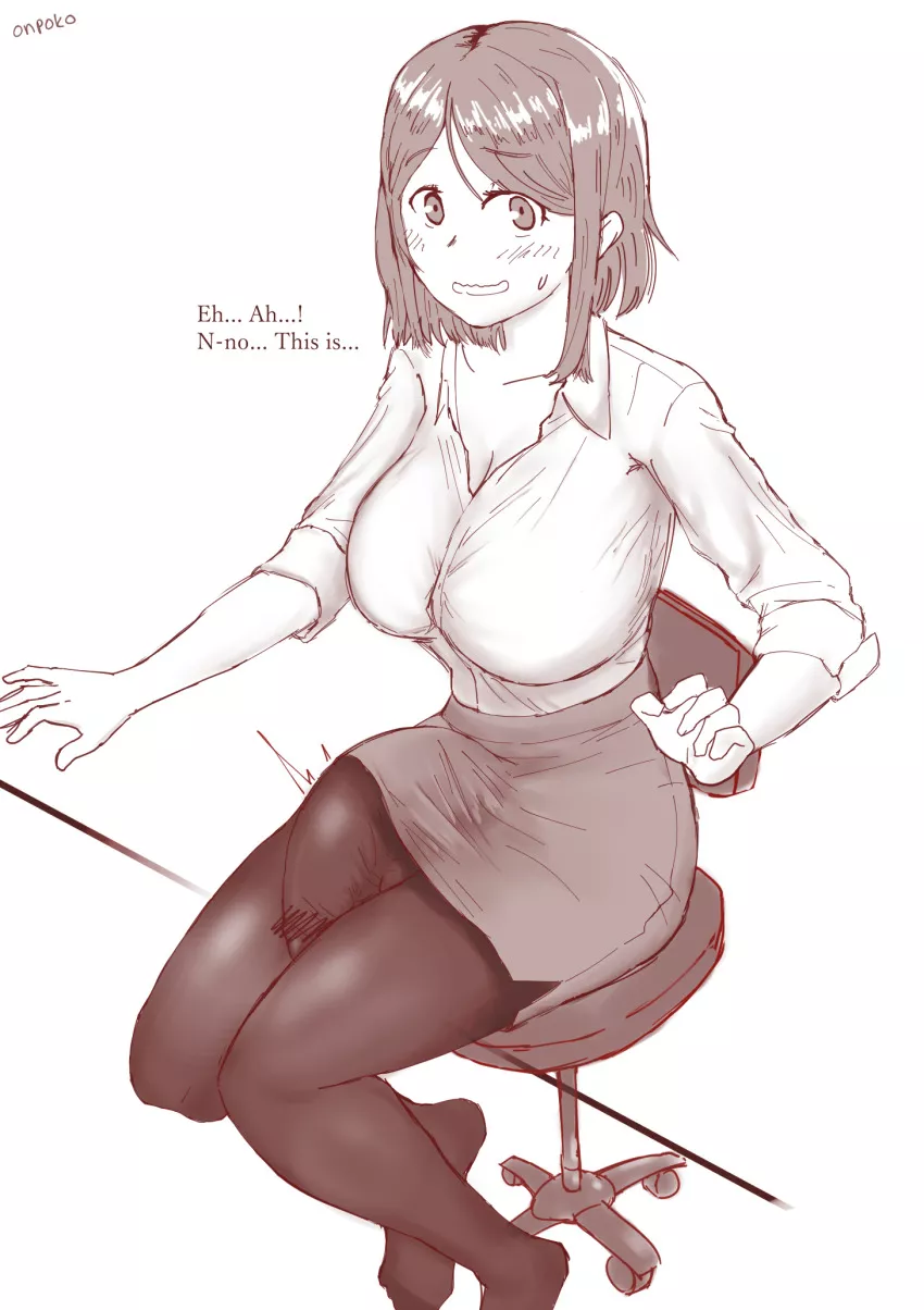 Getting a bit excited at work