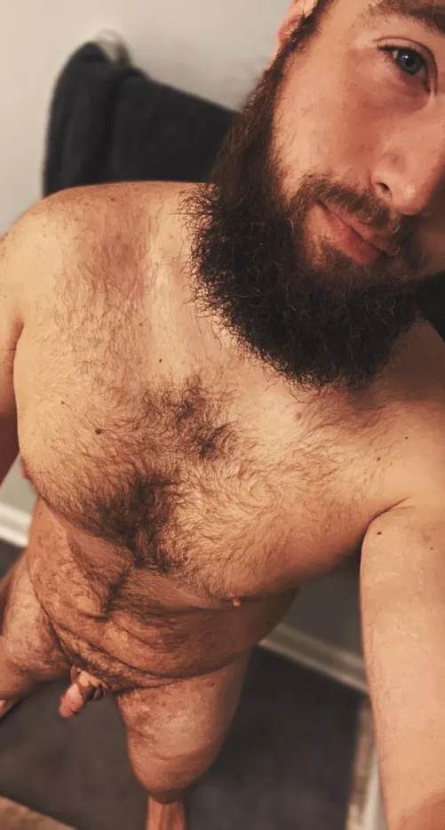 Getting ready for a shower