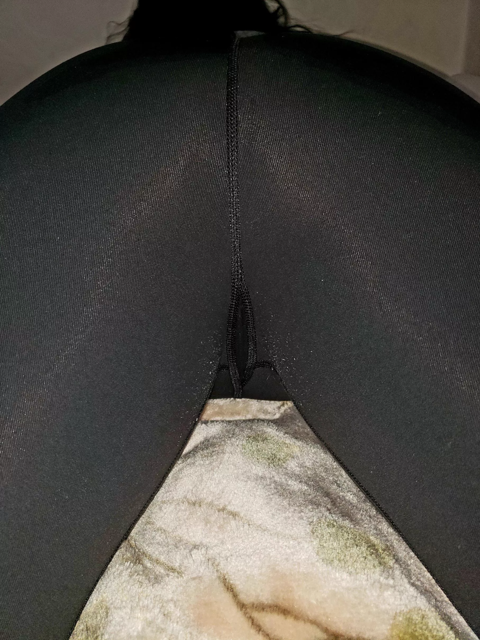 He is enjoying the view