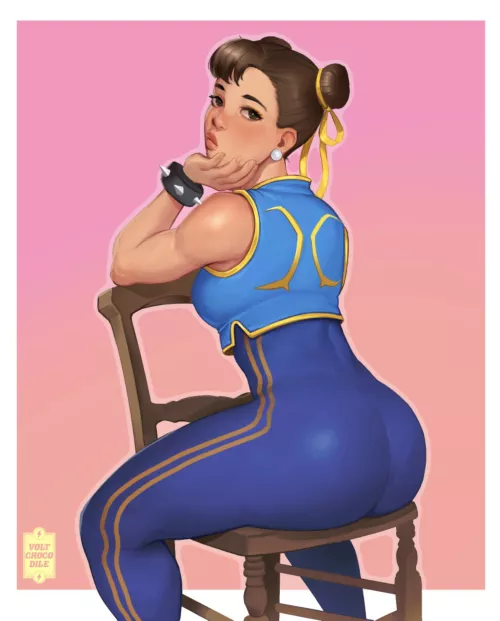 I feel like Chun-Li’s zero outfit kinda looks like a swimsuit… (Street Fighter) [volt crocodile]