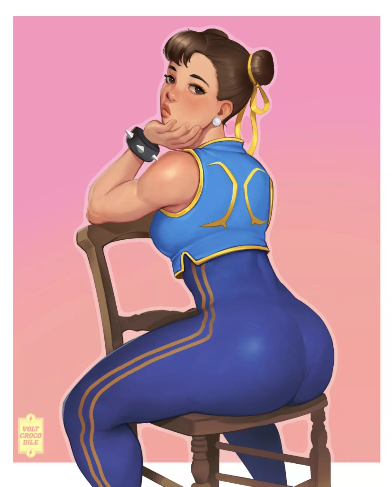 I feel like Chun-Li’s zero outfit kinda looks like a swimsuit… (Street Fighter) [volt crocodile]