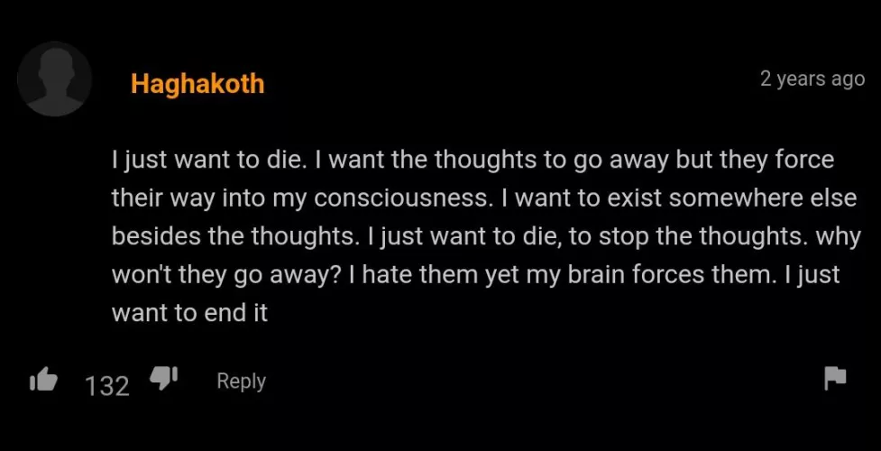 Imagine cranking it, scrolling down and the first thing you read is 