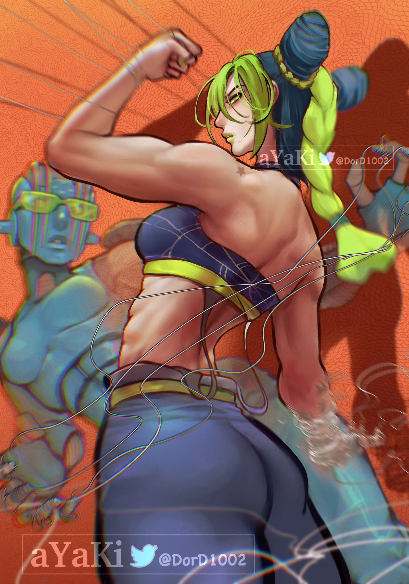 Jolyne Cujoh (@DorD1002) [JoJo Stone Ocean]