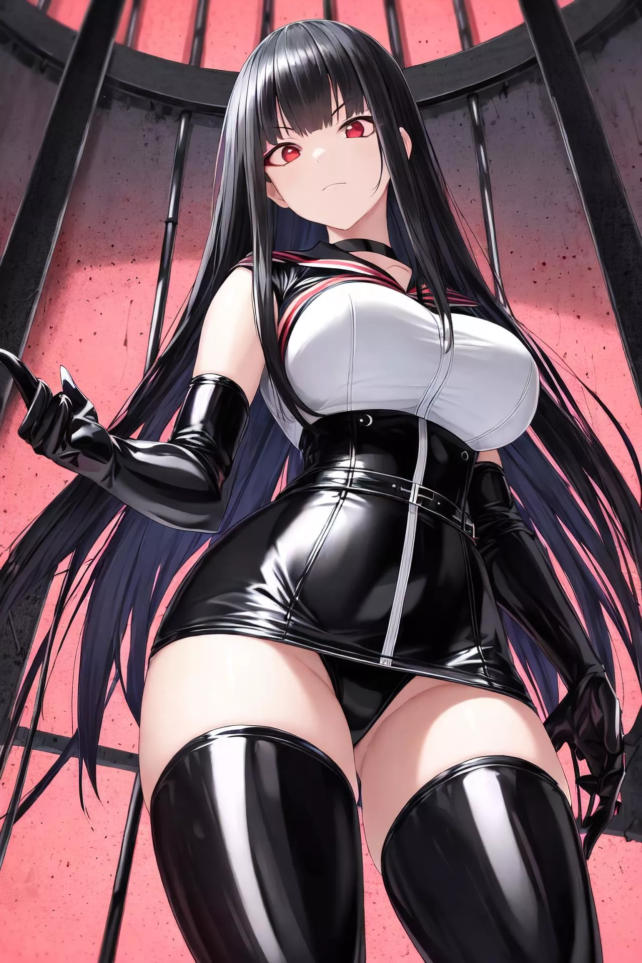 Latex Sailor Dominatrix