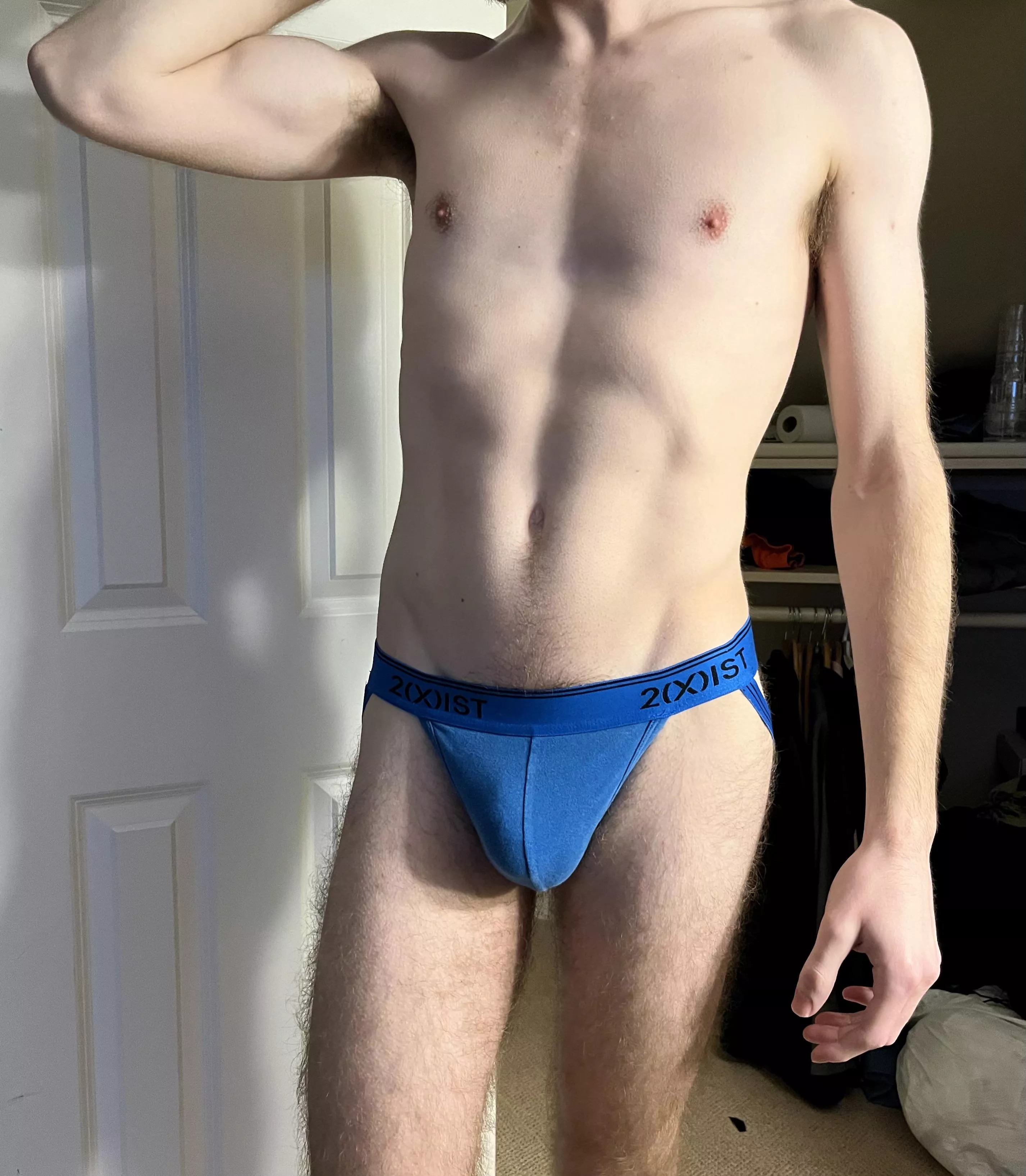 Like my blue jockstrap?