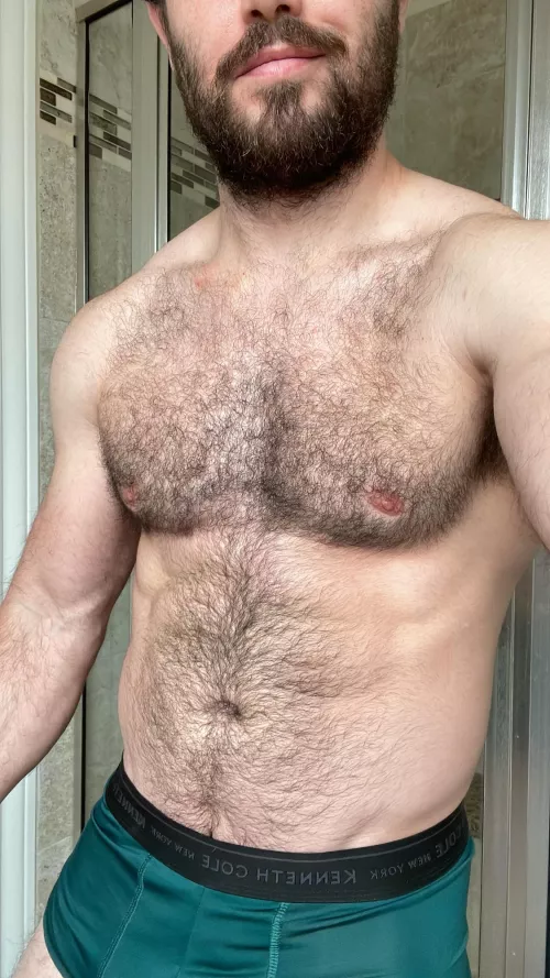 Liked how my chest hair looked today