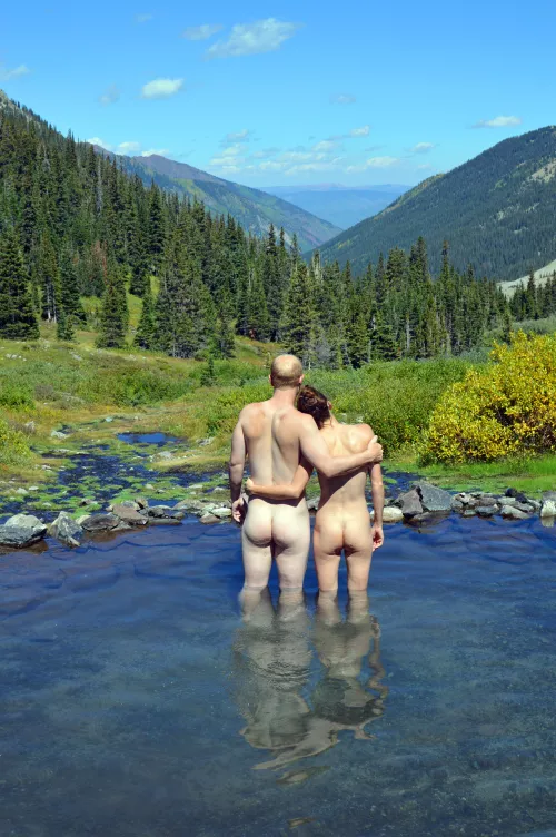 Naked hot springs and warm weather are the best