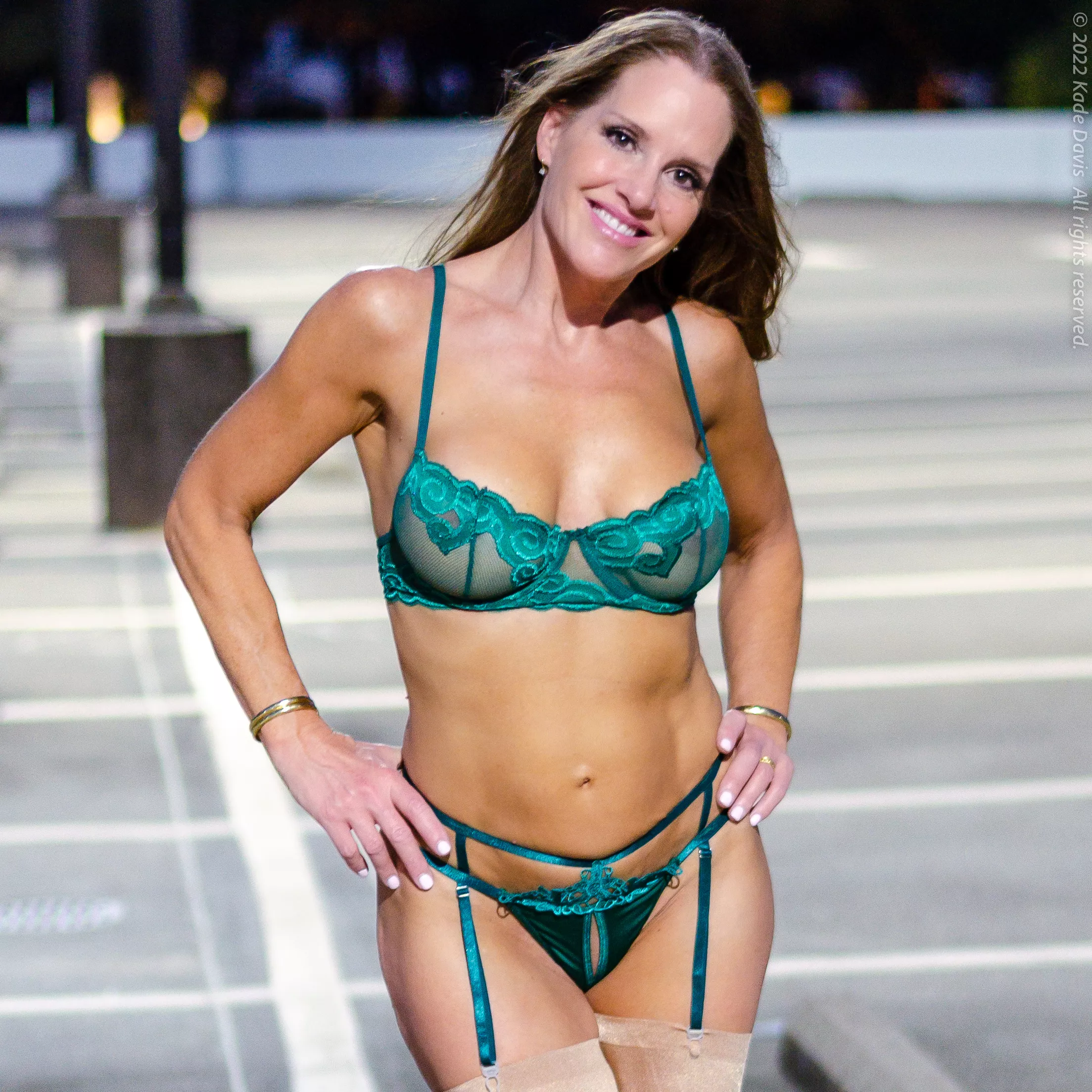 Remember what they said about green M&M's? That goes double for green lingerie.