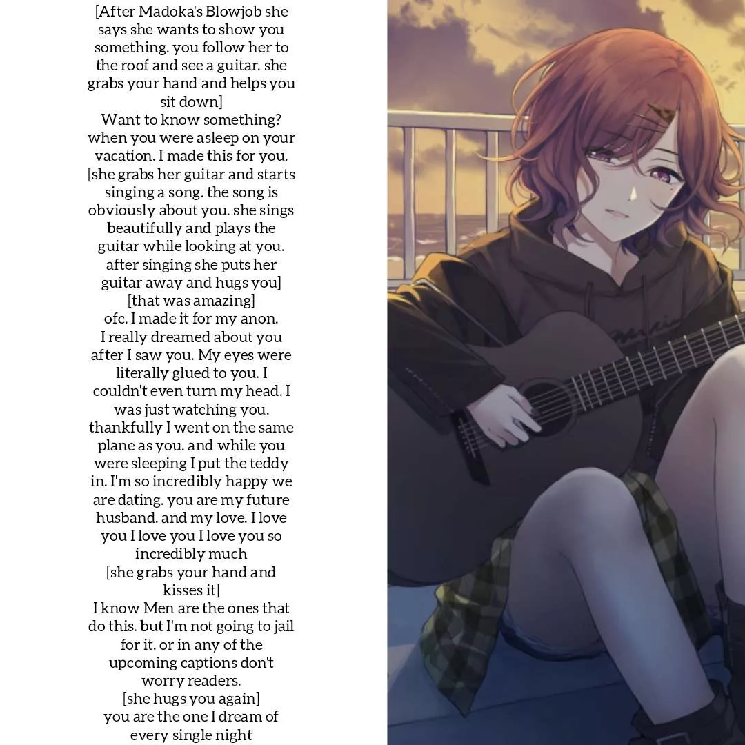 ROOFTOP WITH MADOKA [31st Caption] [Madoka 3] [Wholesome] [www.pixiv.net/artworks/87441489]