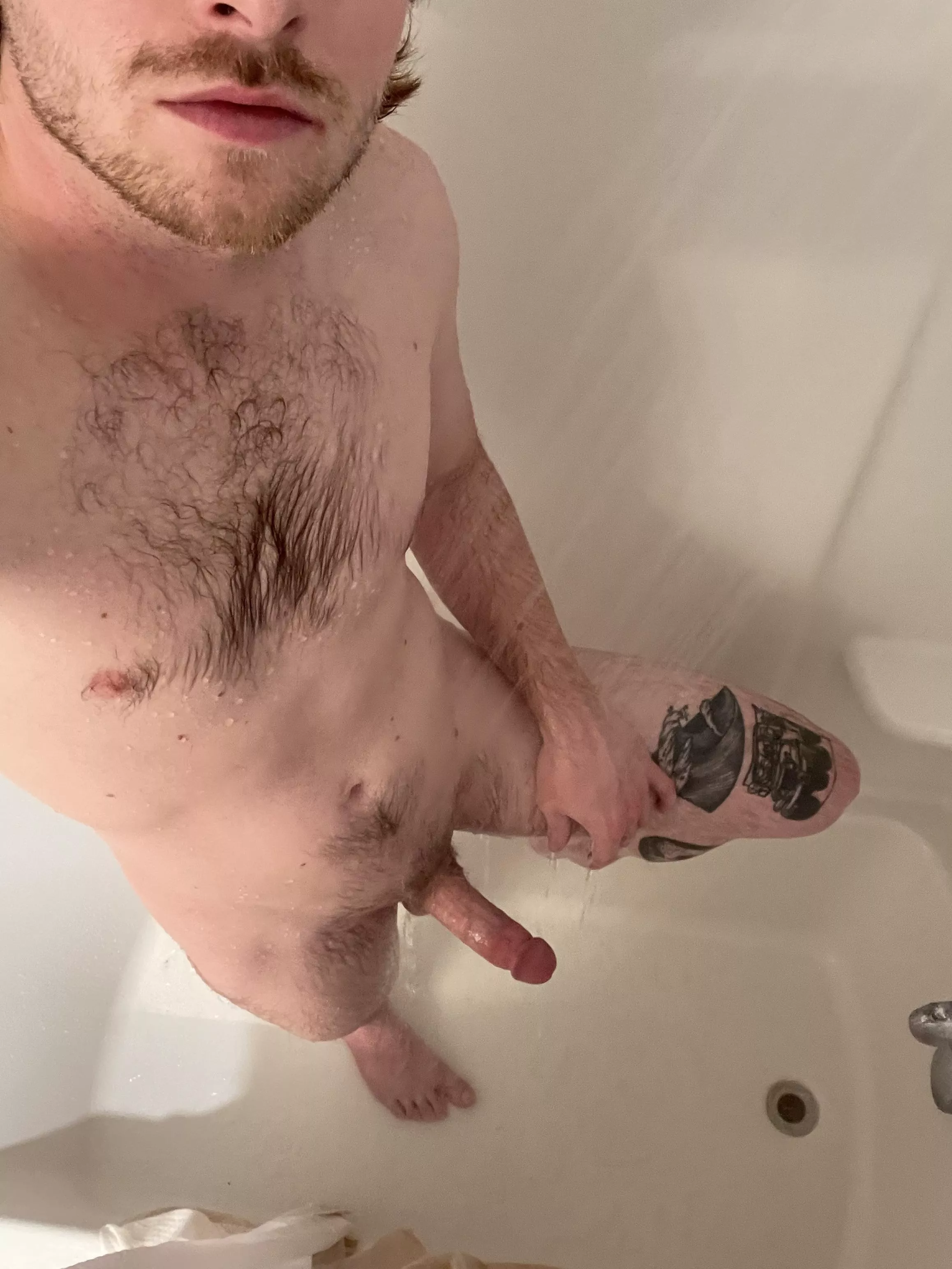 Same pose as usual but wetter