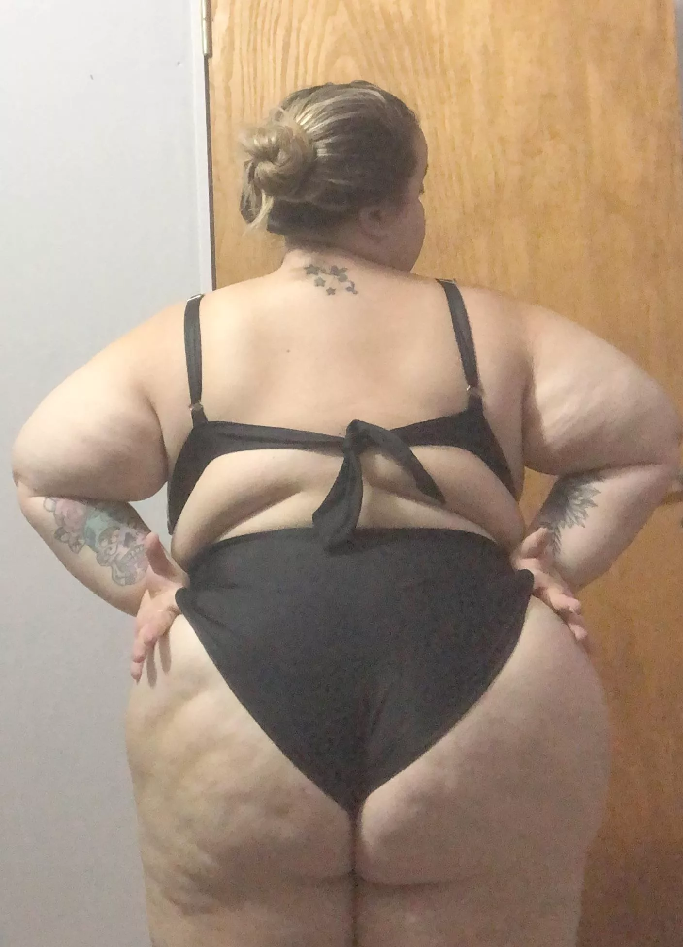 What do you think about my bikini? It’s my first time wearing one!