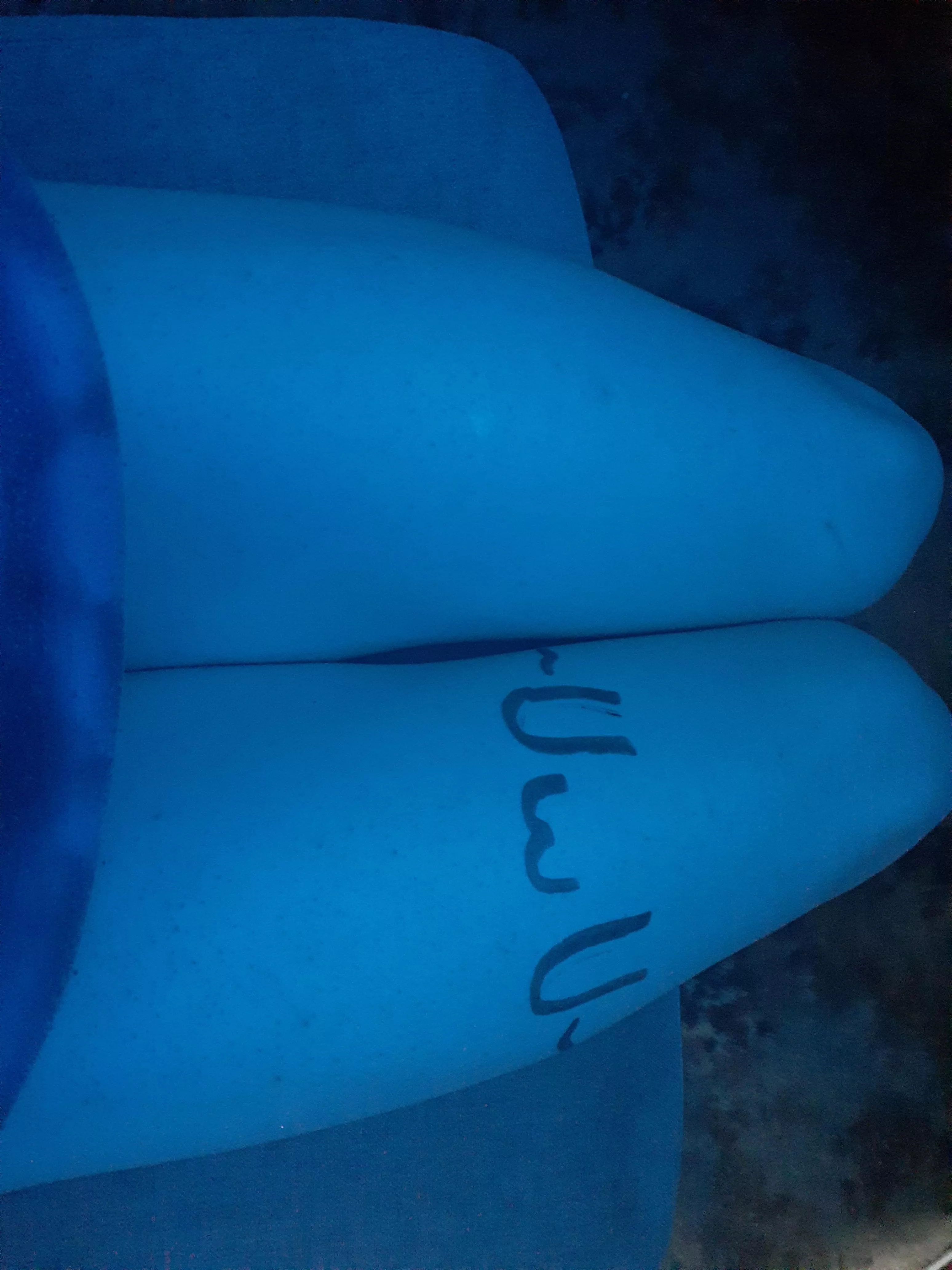 What would you want to do with my thighs?~