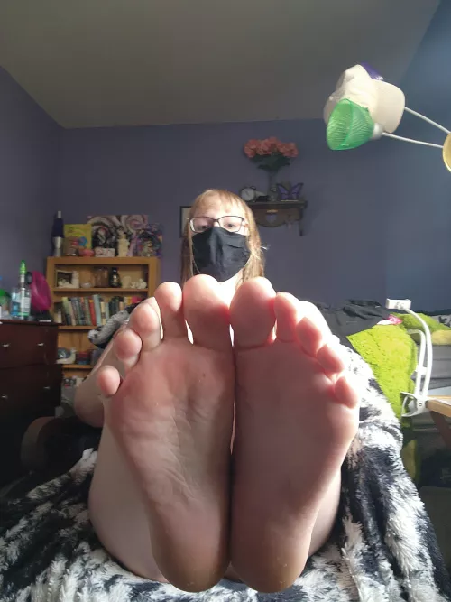 while in chastity rub my feet