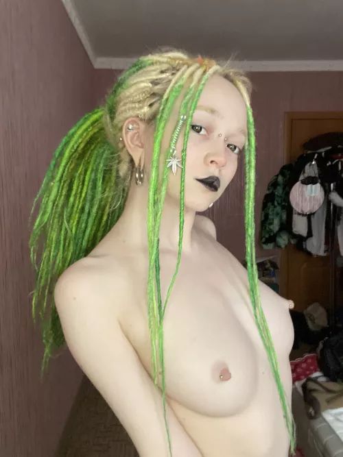 With black lipstick I look like a fairy