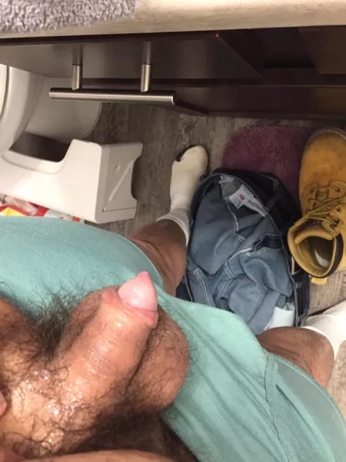 Woke up dripping in precum 😊