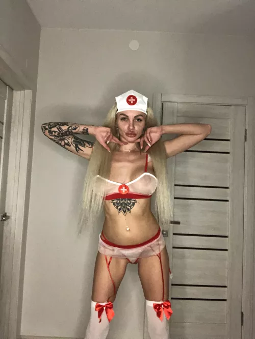 Would you pretend to be sick if the nurses were like that? / Free OF Link in Comments /😘