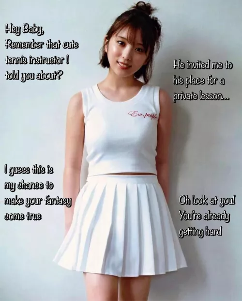 You knew those tennis lessons would pay off