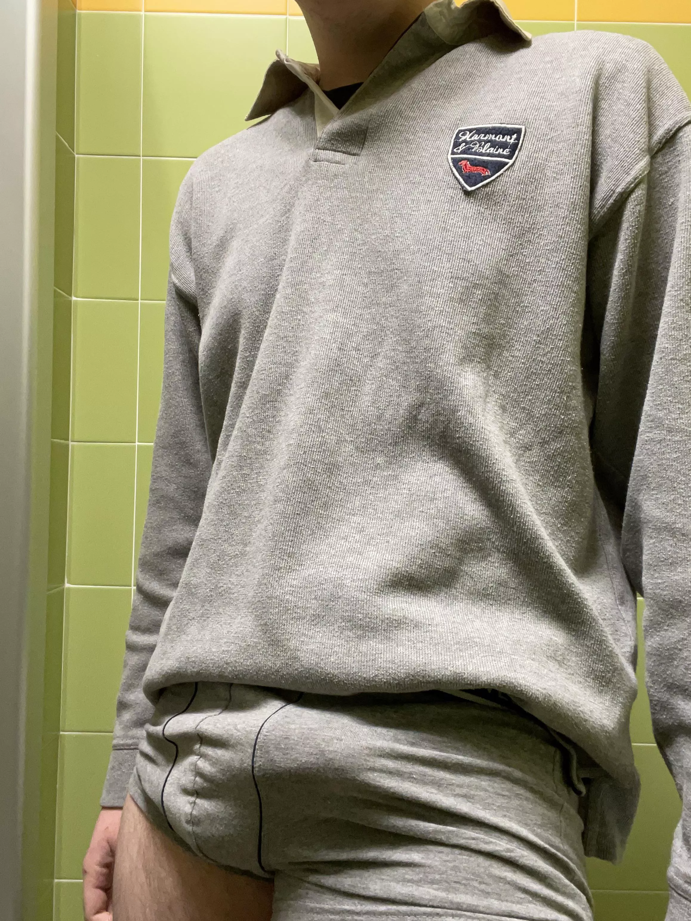 You walk in the public bathroom and see this