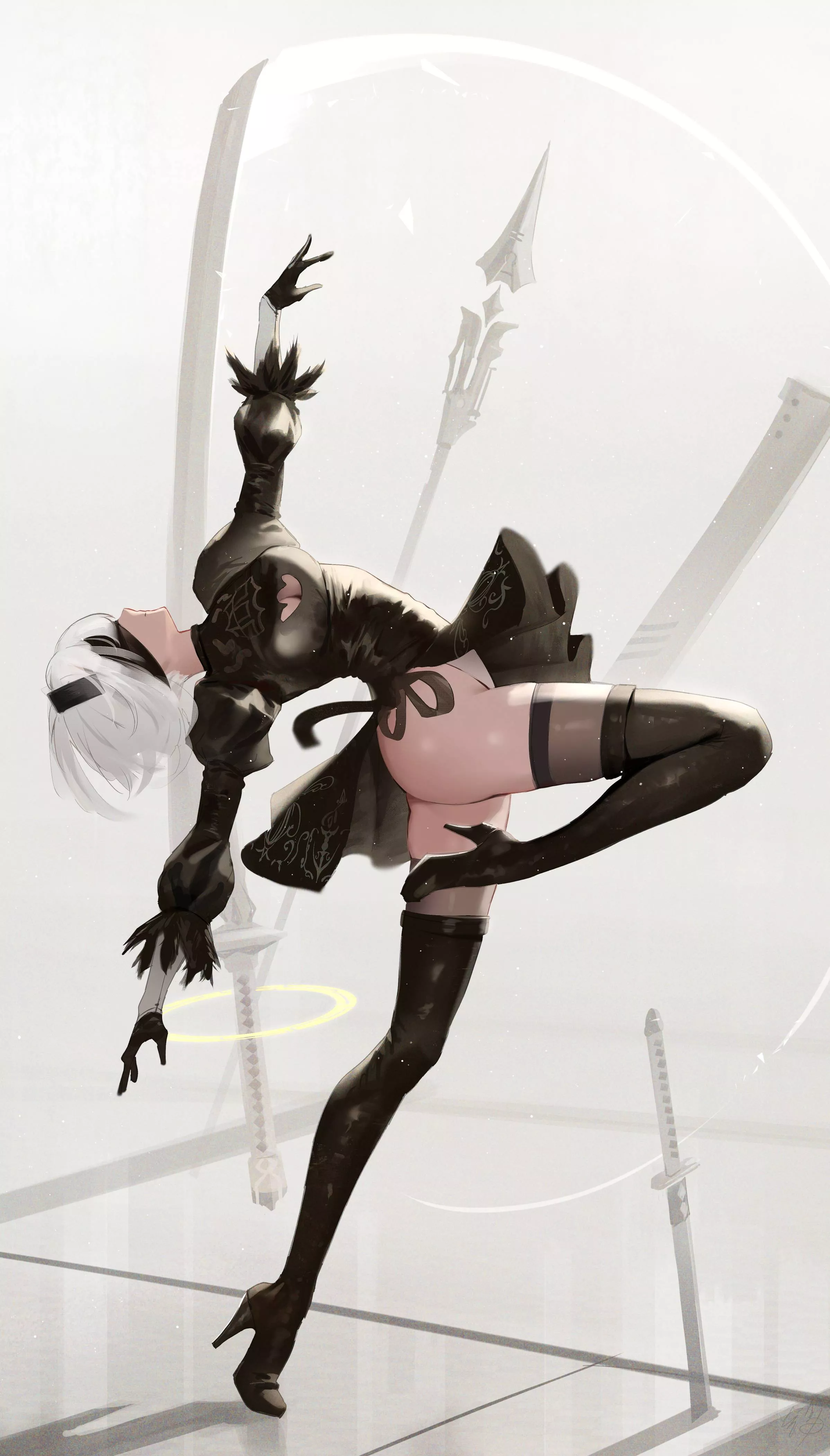 2B is very agile (hidulume)