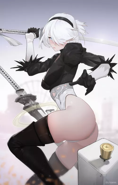 2B's lovely legs (chilakkk)