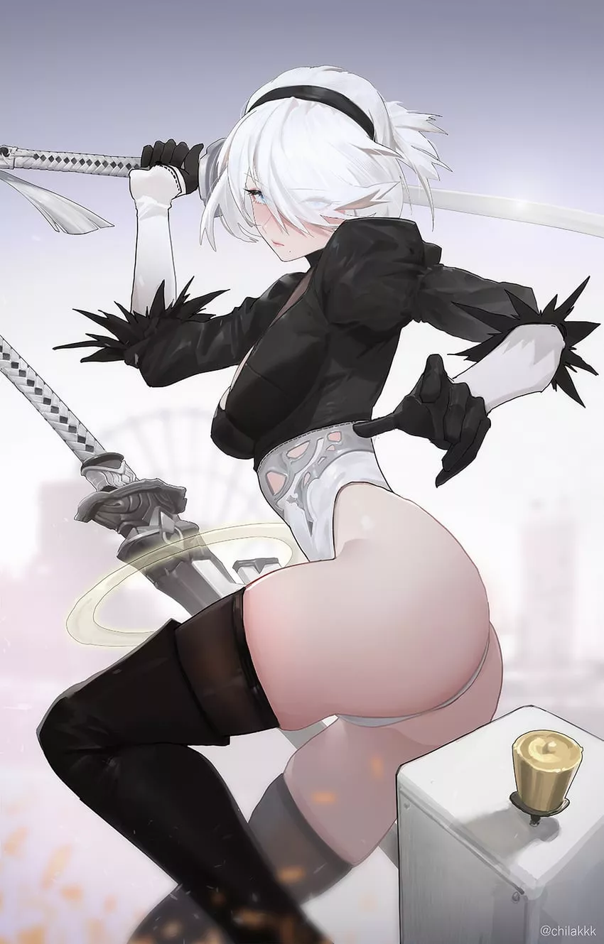 2B's lovely legs (chilakkk)