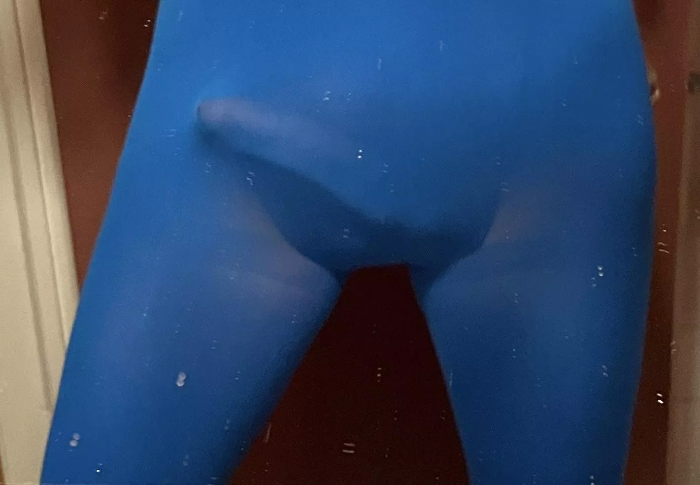 45 USA. Bulging in superhero blue tights. DMs open