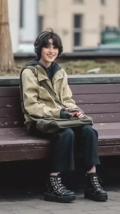 Beautiful Russian girl in Moscow.