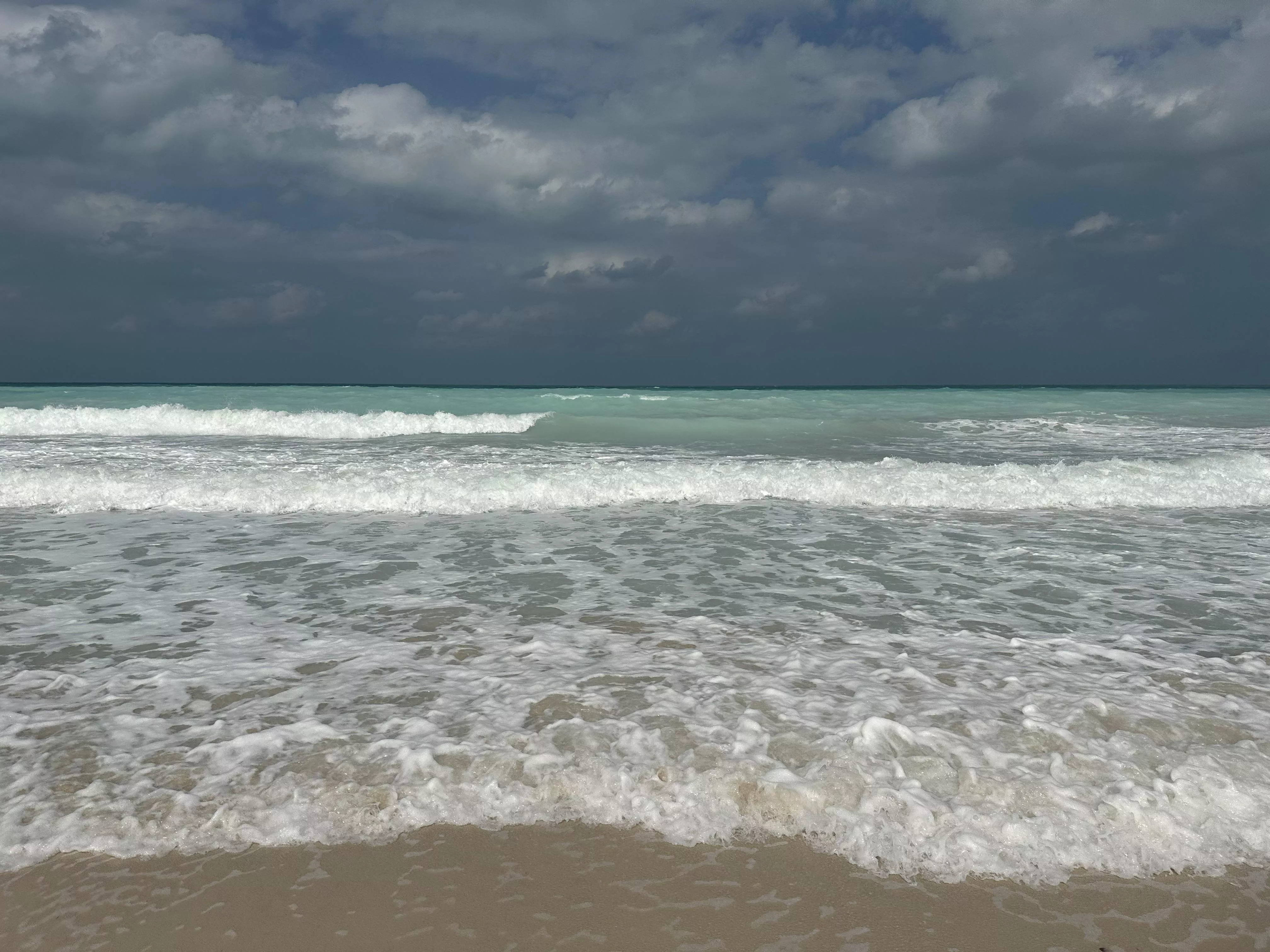 Beautiful weather at Saadiyat beach