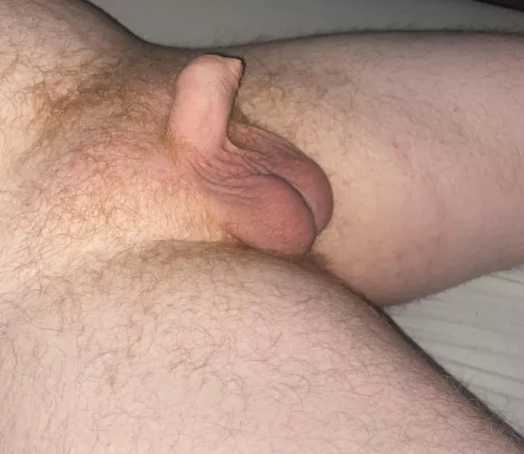 Been told I’m small but that my balls look nice here 😊