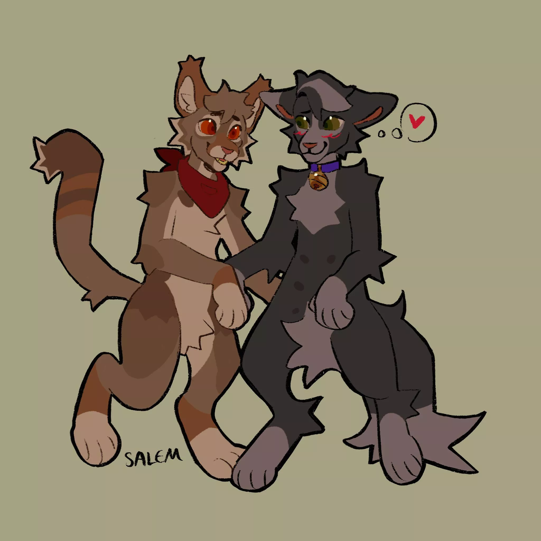 Bell and her gf, idk what to name her yet 🤭