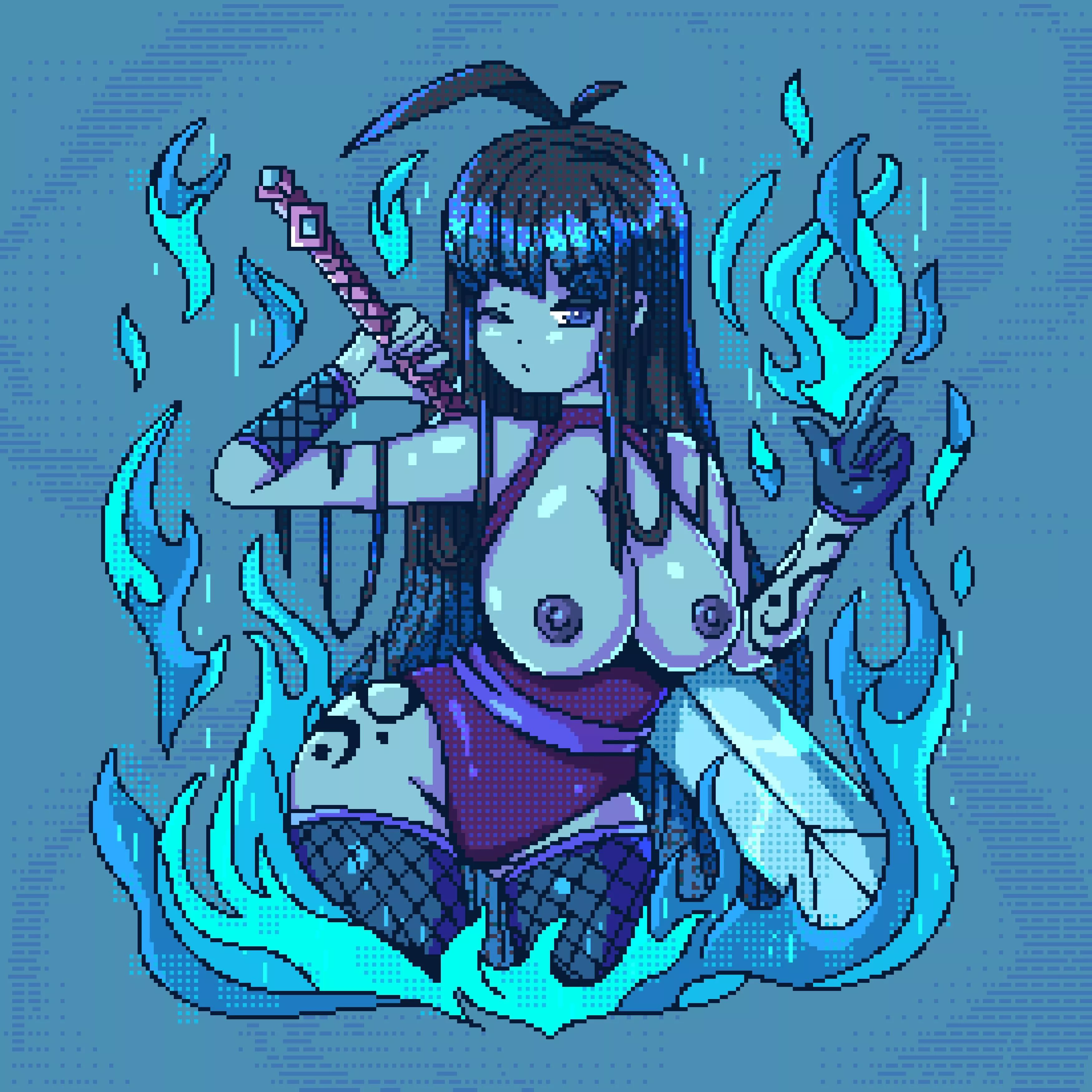 Blue Flame [OC]