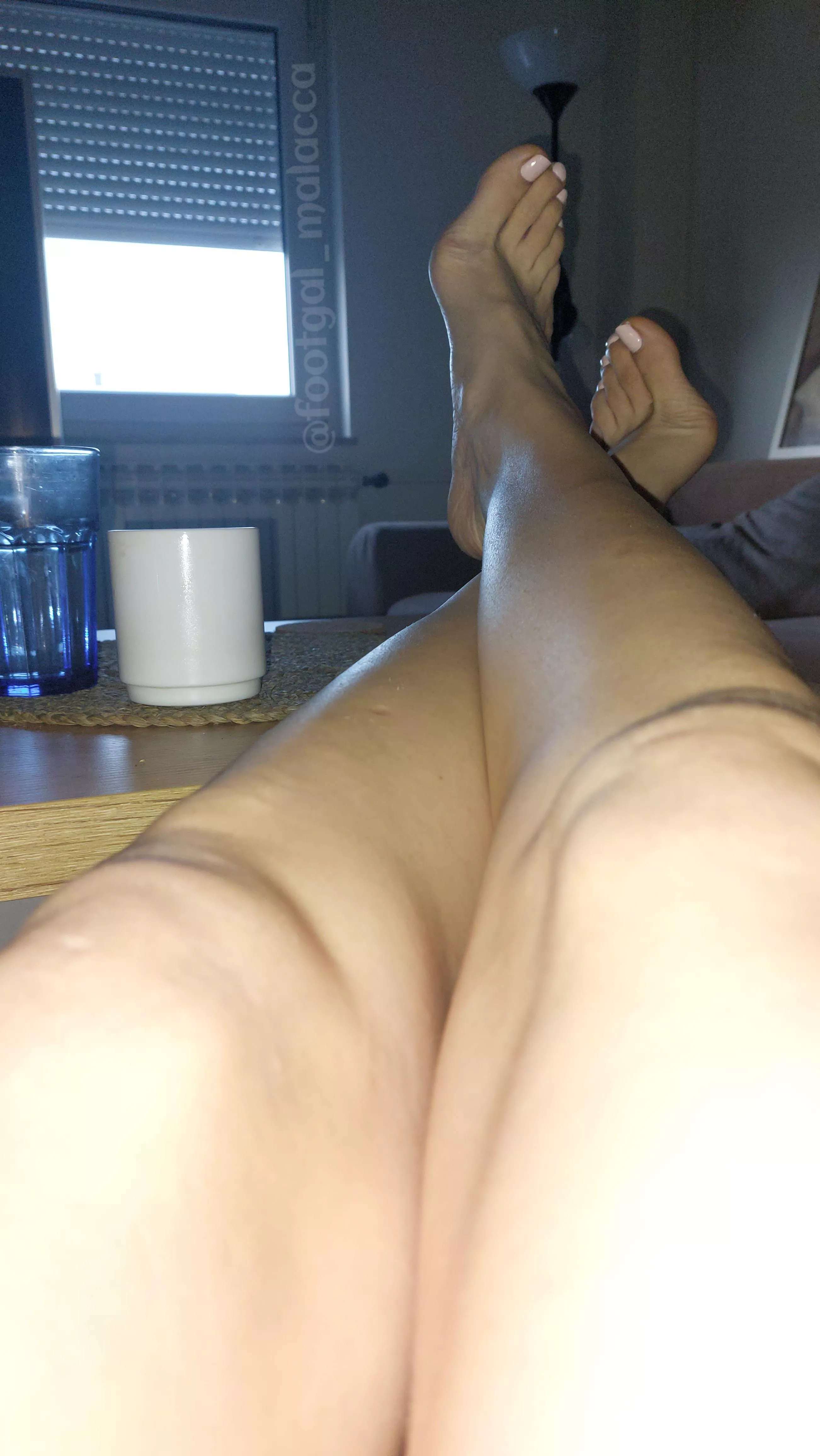 Can I sip my coffee while you...