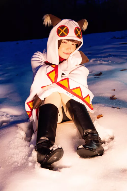 Come and spend some time with Megumin in the snow. Cosplay by Murrning_Glow