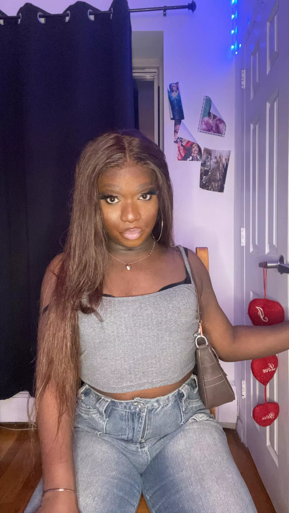 Crossdressing in my room 🤍 #FemboyThingz