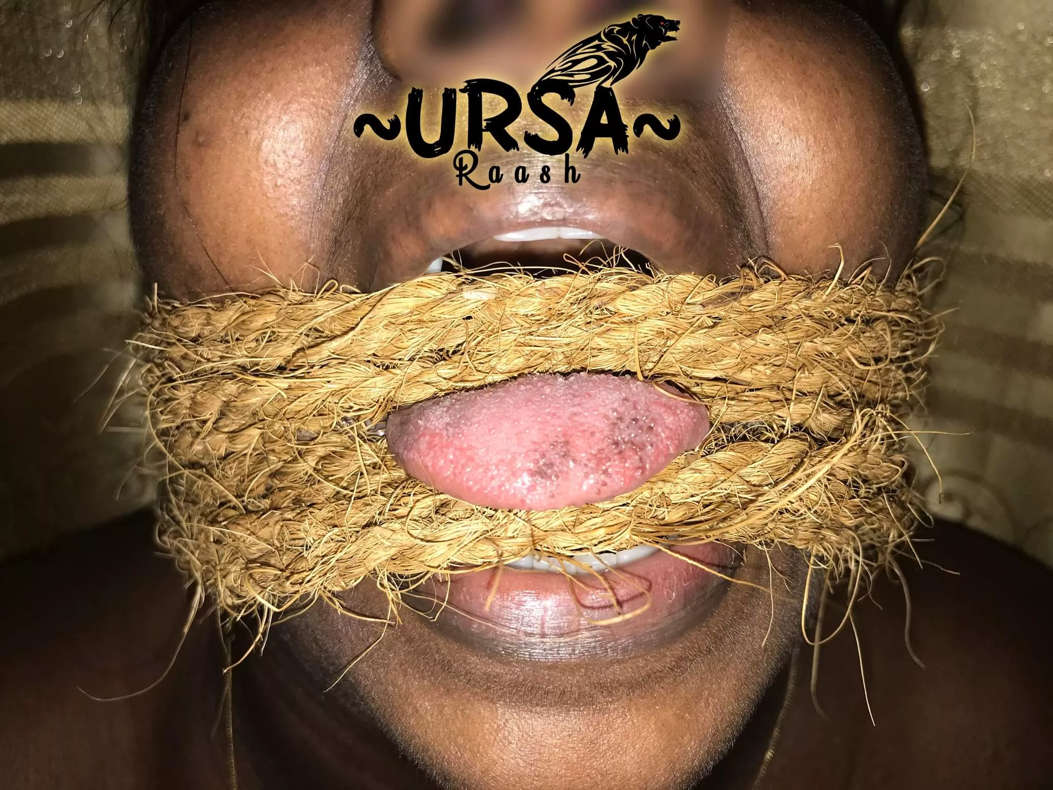 Did the rope made her tongue itchy? IDK I just heard her moan! 😌