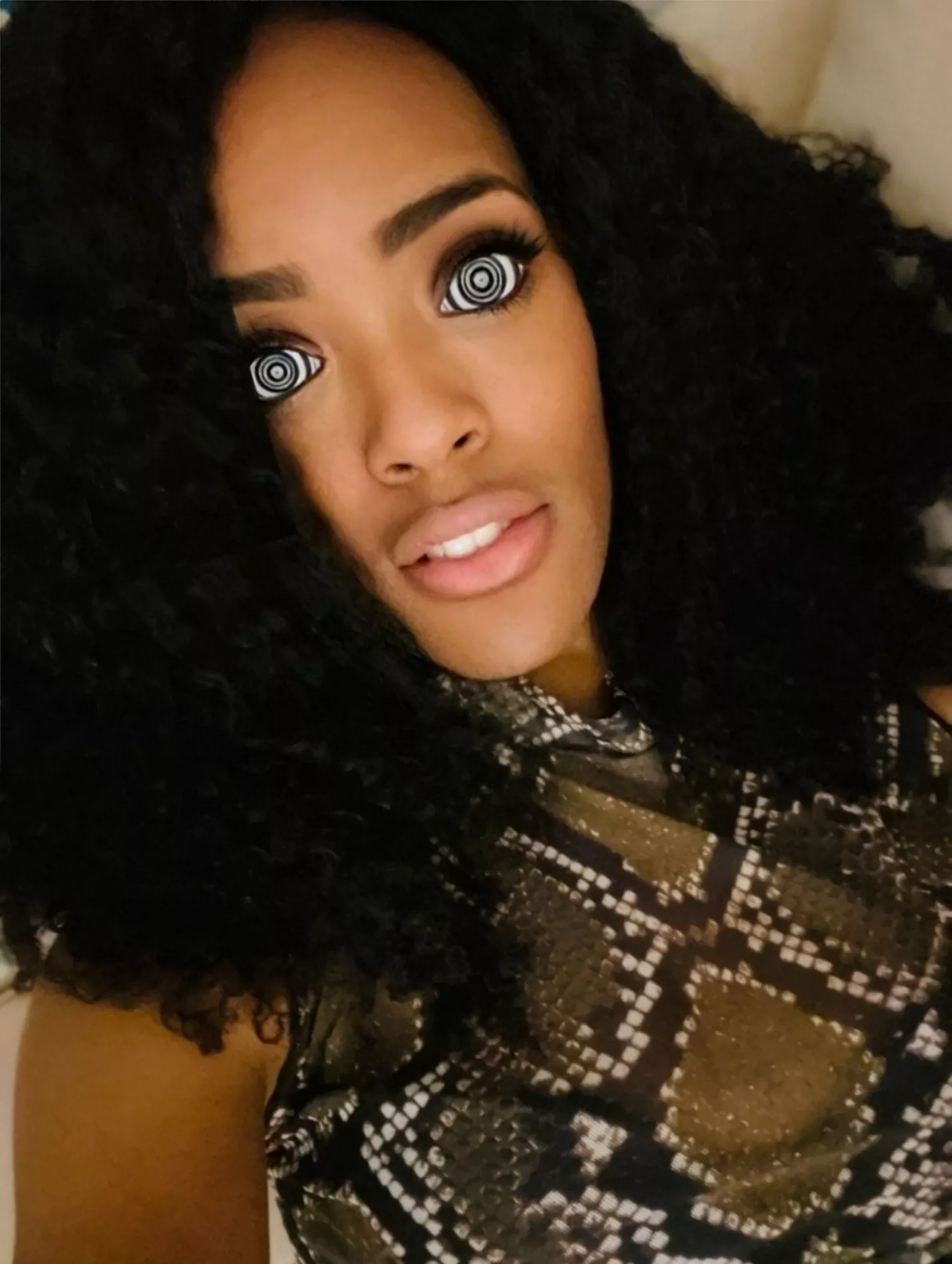 Dressed like a serpent to please my Masters Serpent. Love slave life. 🥰