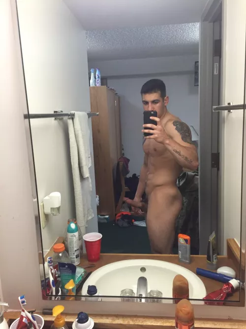 Fat Latino military dick