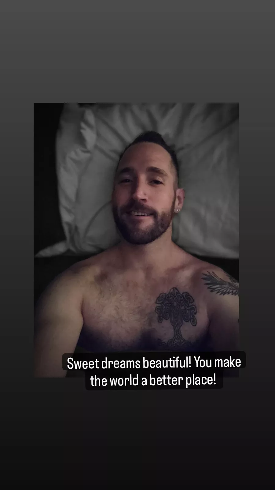 good night beautiful. fall asleep knowing you matter.