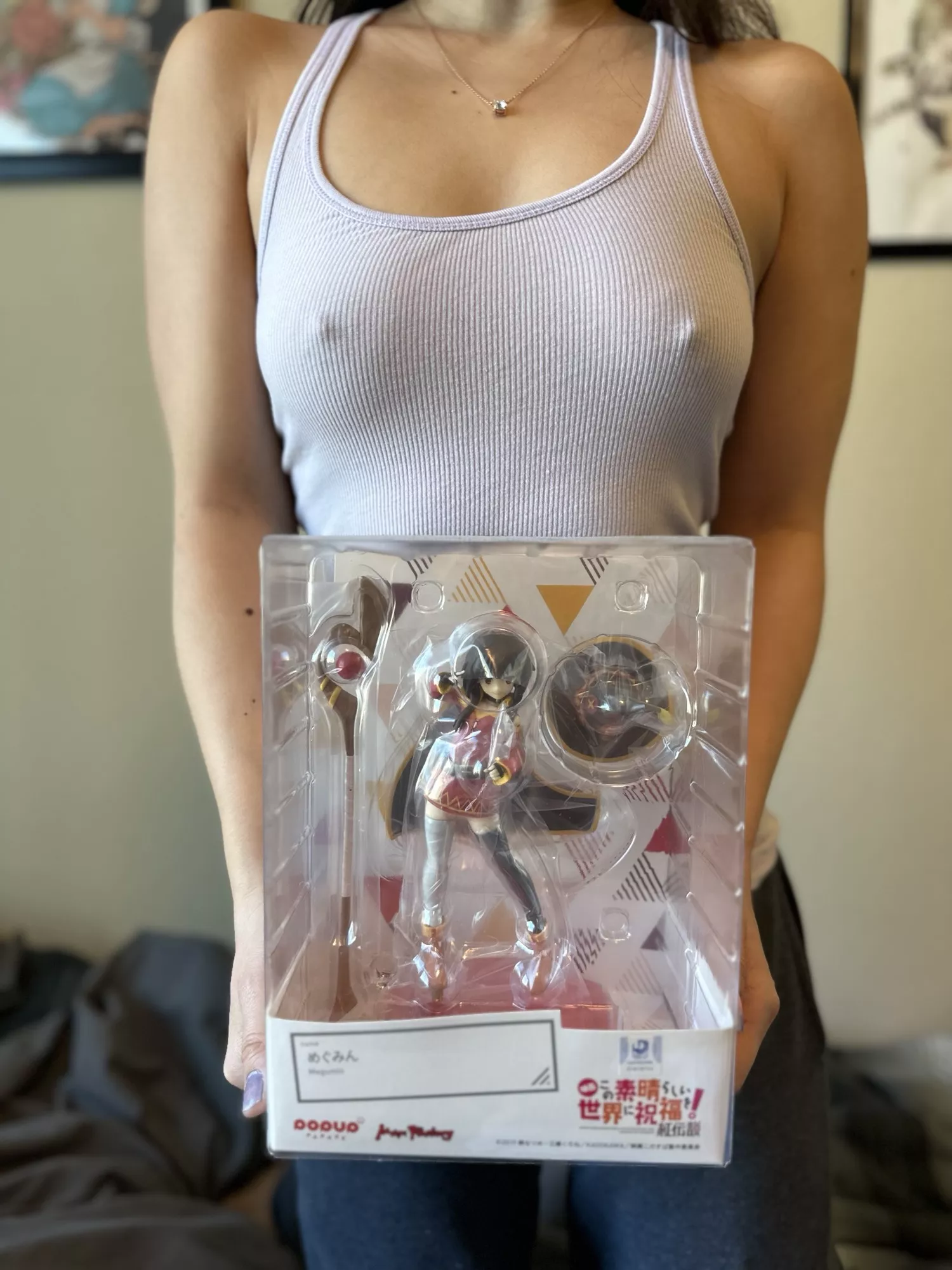 Got banned from konosuba subreddit for these pokies