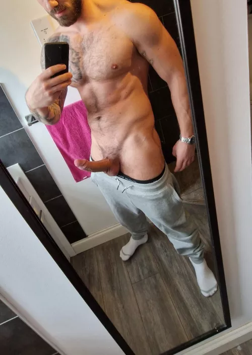 Grey joggers: done right?