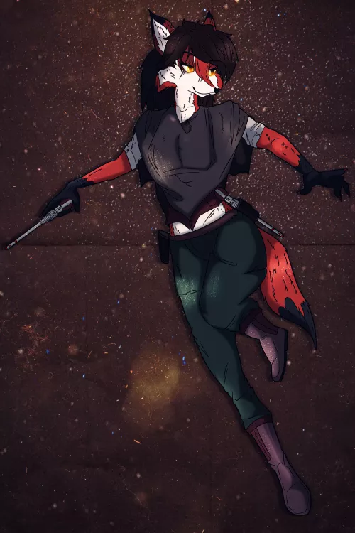 Gunslinger (Art by me: 0l-Fox-l0)