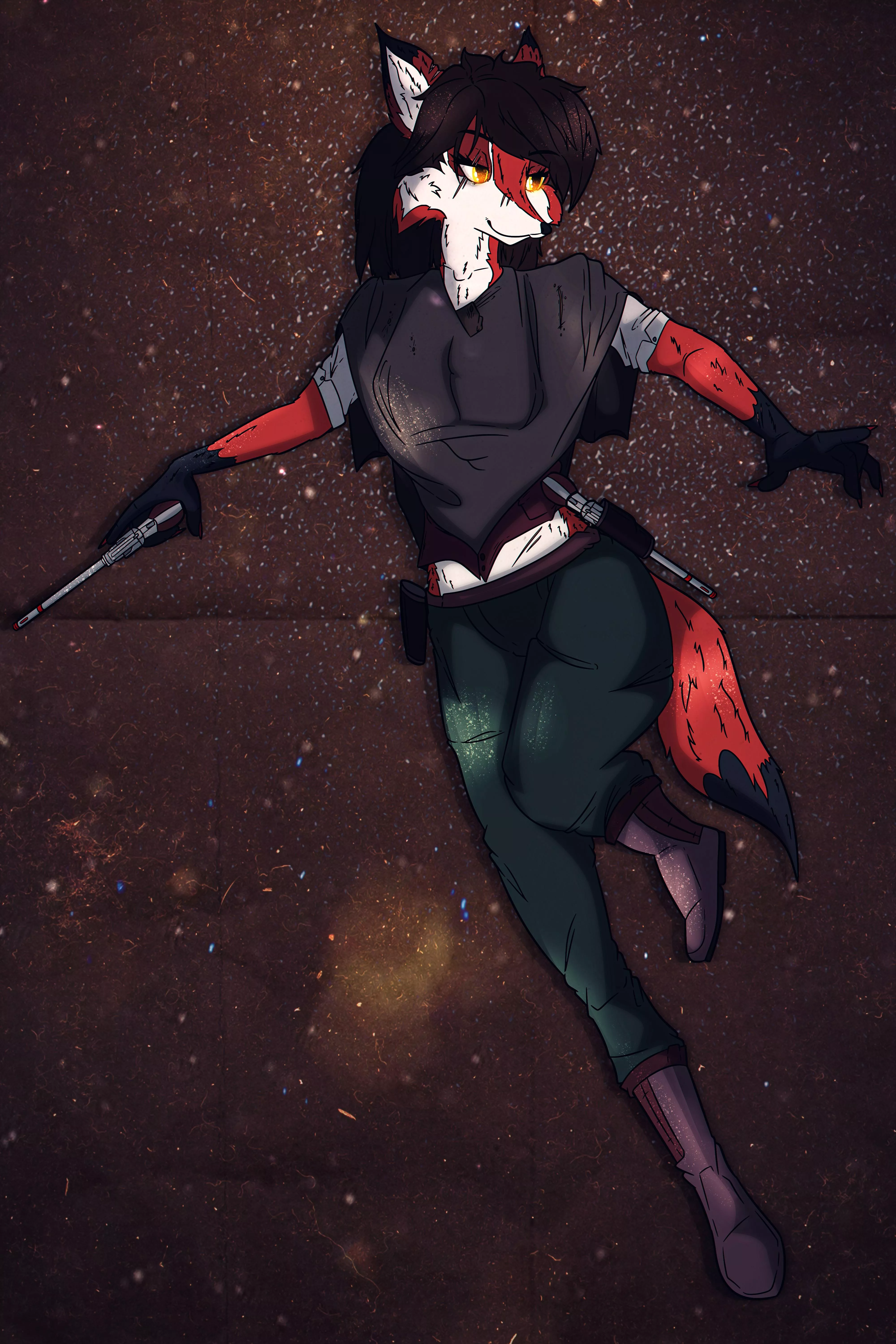 Gunslinger (Art by me: 0l-Fox-l0)