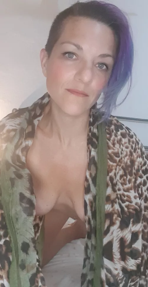 I forgot to put something under my clothes