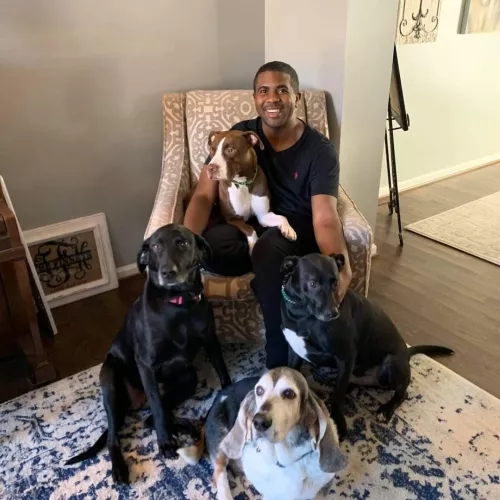 I got all of them to sit still. Had to share it haha