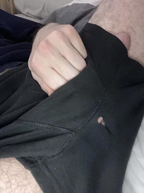 I kinda want to fuck the hole in my underwear 😈