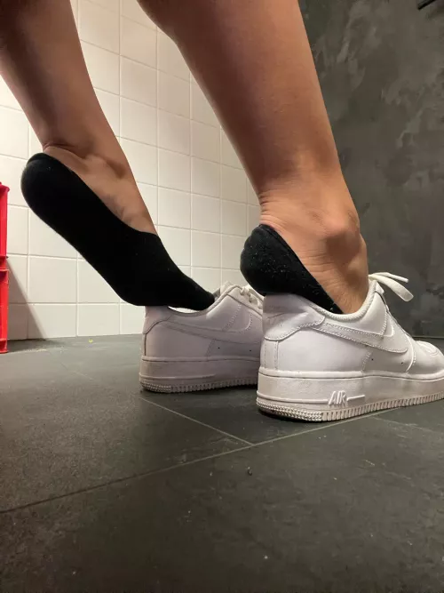 I love those shoes and socks .. how about you? Would u sniff em for me?